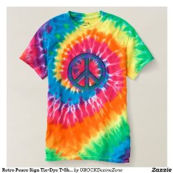 Wear Peace Sign and/or tie dye